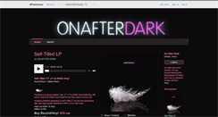 Desktop Screenshot of onafterdark.bandcamp.com