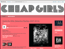 Tablet Screenshot of cheapgirls.bandcamp.com