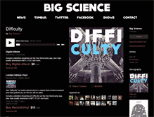 Tablet Screenshot of bigscienceband.bandcamp.com