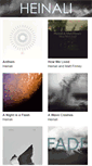 Mobile Screenshot of heinali.bandcamp.com