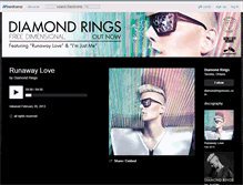 Tablet Screenshot of diamondrings.bandcamp.com