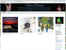 Tablet Screenshot of chrispicton.bandcamp.com