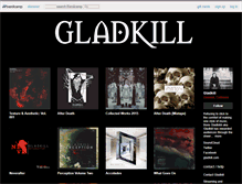 Tablet Screenshot of gladkill.bandcamp.com