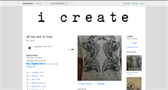 Desktop Screenshot of icreate.bandcamp.com