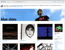 Tablet Screenshot of blueskies.bandcamp.com