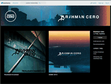 Tablet Screenshot of brahmancero.bandcamp.com