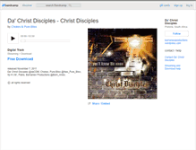 Tablet Screenshot of dachristdisciples.bandcamp.com