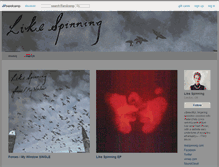 Tablet Screenshot of likespinning.bandcamp.com