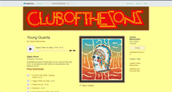 Desktop Screenshot of clubofthesons.bandcamp.com
