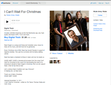 Tablet Screenshot of icantwaitforchristmas.bandcamp.com