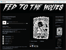 Tablet Screenshot of fedtothewolves.bandcamp.com