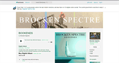 Desktop Screenshot of brockenspectretunes.bandcamp.com