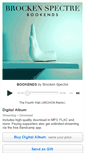 Mobile Screenshot of brockenspectretunes.bandcamp.com