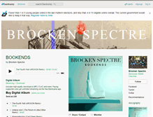 Tablet Screenshot of brockenspectretunes.bandcamp.com