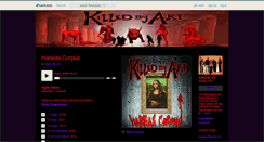 Desktop Screenshot of killedbyart.bandcamp.com