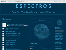 Tablet Screenshot of espectros.bandcamp.com