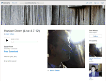 Tablet Screenshot of camwilson.bandcamp.com