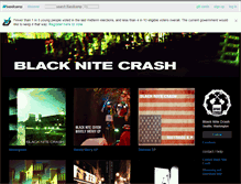 Tablet Screenshot of blacknitecrash.bandcamp.com