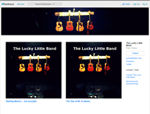 Tablet Screenshot of luckylittleband.bandcamp.com