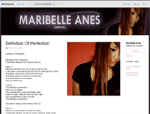 Tablet Screenshot of maribelleanes.bandcamp.com