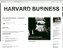 Tablet Screenshot of harvardbusiness.bandcamp.com