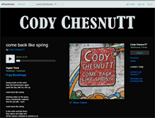 Tablet Screenshot of codychesnutt.bandcamp.com