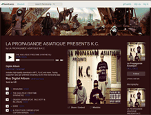 Tablet Screenshot of lapropagandeasiatique.bandcamp.com