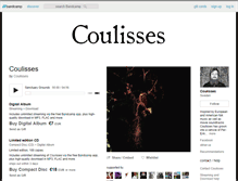 Tablet Screenshot of coulisses.bandcamp.com