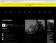 Tablet Screenshot of kriegshund.bandcamp.com