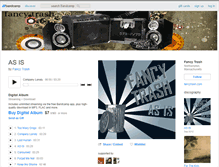 Tablet Screenshot of fancytrash.bandcamp.com