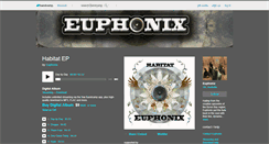 Desktop Screenshot of euphonix.bandcamp.com