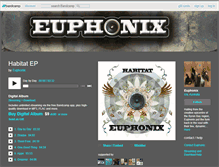 Tablet Screenshot of euphonix.bandcamp.com