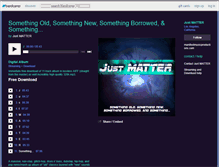 Tablet Screenshot of justmatter.bandcamp.com