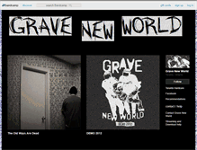 Tablet Screenshot of gravenewworld.bandcamp.com