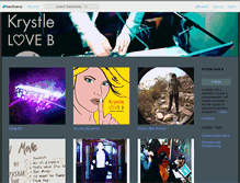 Tablet Screenshot of krystlelovebmusic.bandcamp.com