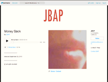 Tablet Screenshot of jbap.bandcamp.com