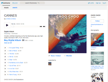 Tablet Screenshot of choochootheband.bandcamp.com