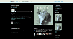 Desktop Screenshot of ithebreather.bandcamp.com