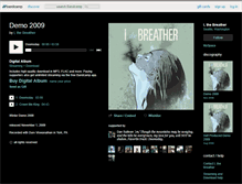 Tablet Screenshot of ithebreather.bandcamp.com