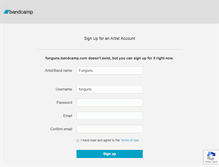 Tablet Screenshot of funguns.bandcamp.com