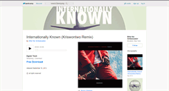 Desktop Screenshot of internationallyknown.bandcamp.com