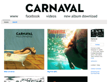 Tablet Screenshot of carnycarnaval.bandcamp.com