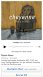 Mobile Screenshot of cheyenne.bandcamp.com