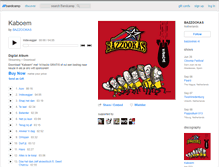 Tablet Screenshot of bazzookas.bandcamp.com
