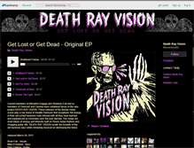 Tablet Screenshot of deathrayvision.bandcamp.com