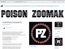 Tablet Screenshot of poisonzoomak.bandcamp.com