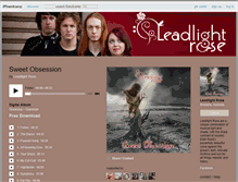 Tablet Screenshot of leadlightrose.bandcamp.com
