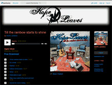 Tablet Screenshot of hopeleaves.bandcamp.com