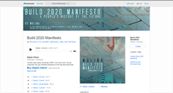 Desktop Screenshot of build2020manifesto.bandcamp.com
