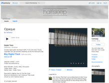 Tablet Screenshot of halfsleep.bandcamp.com